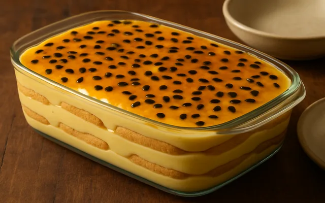 Pavê de maracujá