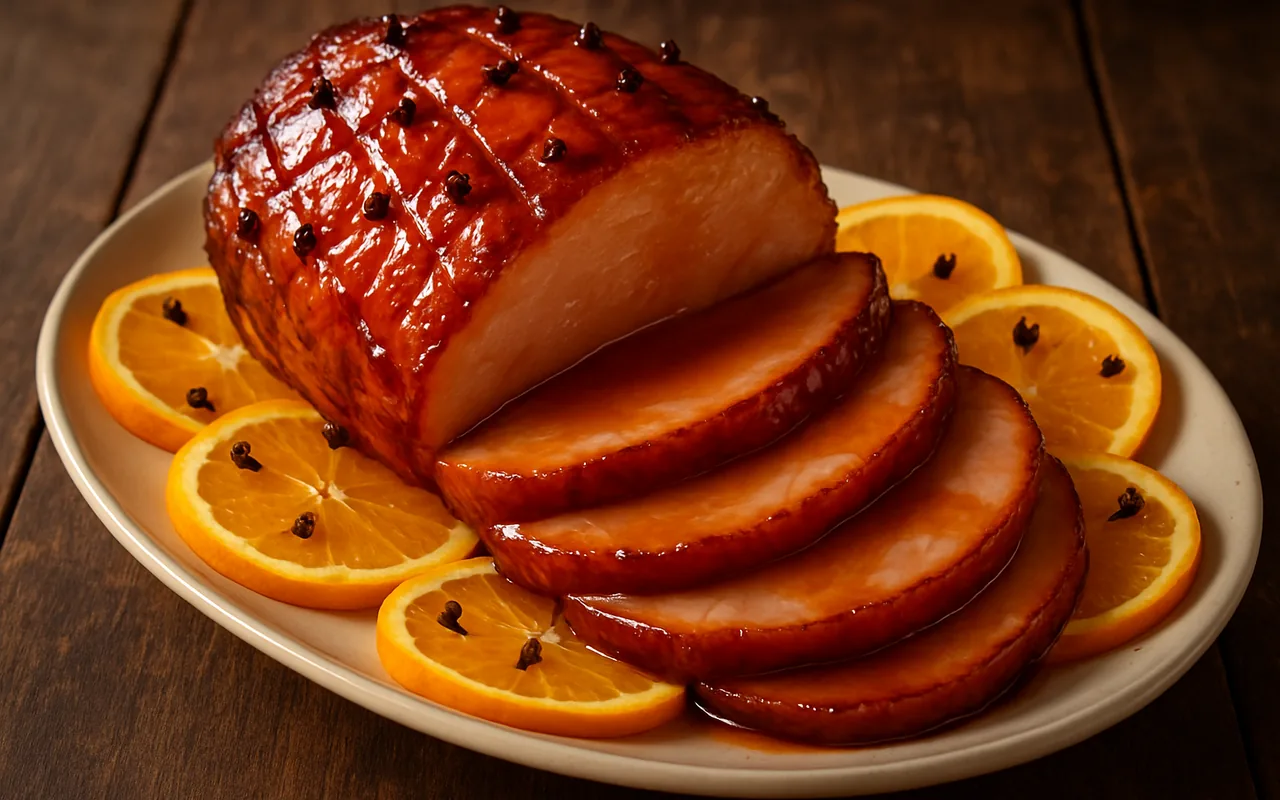 Tender com mel e laranja